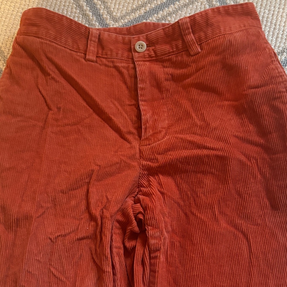 EUC Vineyard Vines Corduroy Orange Pants Sz 14